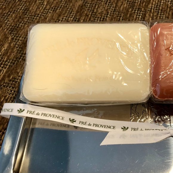 Pre de Provence Pomegranate and Milk Soap Bar 250g 8.8oz ea & Tray Lot 2 NEW NWT - Picture 4 of 13